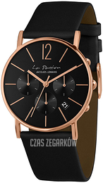Jacques Lemans La Passion Czarny/Skóra Ø40 mm LP-123E