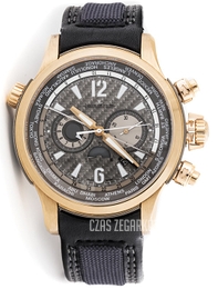 Jaeger LeCoultre Master Compressor Extreme World Chronograph Czarny/Skóra Ø46.3 mm 1762451