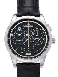 Jaeger LeCoultre Duomètre Duomètre À Chronographe Czarny/Skóra Ø42 mm 6013470