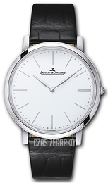Jaeger LeCoultre Master Ultra Thin Biały/Skóra Ø39 mm 12935E1