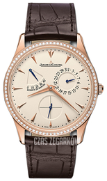 Jaeger LeCoultre Master Ultra Thin Beżowy/Skóra Ø39 mm 1372501