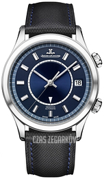 Jaeger LeCoultre Master Memovox Niebieski/Skóra Ø40 mm 141848J