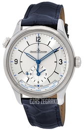 Jaeger LeCoultre Master Geographic Srebrny/Skóra Ø39 mm 1428530