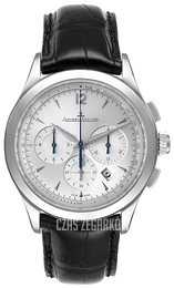 Jaeger LeCoultre Master Chronograph Srebrny/Skóra Ø40 mm 1538420