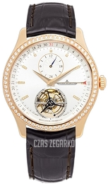 Jaeger LeCoultre Master Tourbillon Srebrny/Skóra Ø41.5 mm 1562401