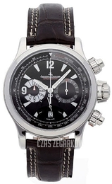 Jaeger LeCoultre Master Compressor Czarny/Skóra Ø42 mm 1758470