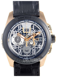 Jaeger LeCoultre Master Compressor Extreme LAB 2 Pink Gold Szkieletowa tarczy/Skóra Ø46.8 mm 2032540