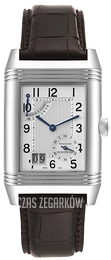 Jaeger LeCoultre Reverso Grande Srebrny/Skóra 46x29 mm 3008420