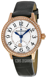 Jaeger LeCoultre Rendez-Vous Night & Day Pink Gold Srebrny/Skóra Ø29 mm 3462521