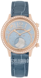 Jaeger LeCoultre Rendez-Vous Niebieski/Skóra Ø36 mm 3522480