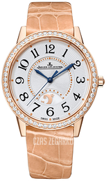 Jaeger LeCoultre Rendez-Vous Srebrny/Skóra Ø38.2 mm 3612420