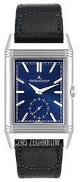Jaeger LeCoultre Reverso Niebieski/Skóra 3988482