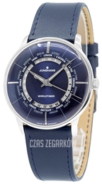 Junghans Meister Niebieski/Skóra Ø40.4 mm 27/3010.01