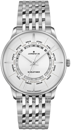 Junghans Meister Biały/Stal Ø40.4 mm 27/3011.46