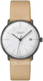 Junghans Max Bill Biały/Skóra Ø38 mm 27/4000.02