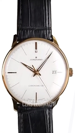 Junghans Meister Biały/Skóra Ø38.4 mm 27/7333.00
