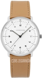 Junghans Max Bill Srebrny/Skóra Ø38 mm 41/4562.02