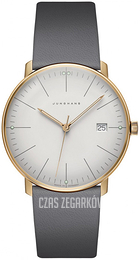 Junghans Max Bill Biały/Skóra Ø38 mm 41/7857.04
