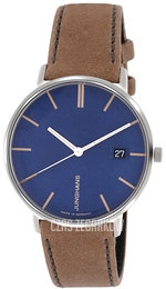 Junghans Form Niebieski/Skóra Ø34.1 mm 47/4255.00