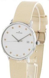 Junghans Form Srebrny/Skóra Ø34.1 mm 47/4860.00