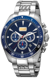 Just Cavalli Sport Niebieski/Stal Ø44 mm JC1G013M0055