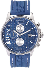 Just Cavalli Niebieski/Guma Ø44 mm JC1G063P0035