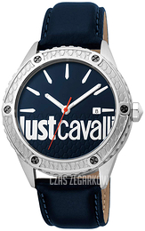 Just Cavalli Niebieski/Skóra Ø44 mm JC1G080L0035