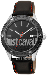 Just Cavalli Czarny/Skóra Ø44 mm JC1G080L0045