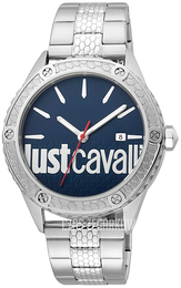 Just Cavalli Niebieski/Stal Ø44 mm JC1G080M0065