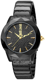 Just Cavalli Rock Czarny/Stal Ø35 mm JC1L003M0095