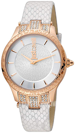 Just Cavalli Animal Biały/Skóra Ø34 mm JC1L004L0045