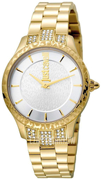 Just Cavalli Srebrny/Stal w odcieniu złota Ø34 mm JC1L004M0065