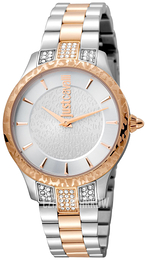 Just Cavalli Srebrny/Stal w kolorze różowego złota Ø34 mm JC1L004M0085