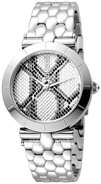 Just Cavalli Srebrny/Stal Ø34 mm JC1L005M0055