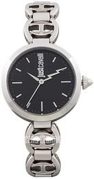 Just Cavalli Logo Czarny/Stal Ø28 mm JC1L009M0065