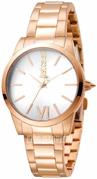 Just Cavalli Biały/Stal w kolorze różowego złota Ø32 mm JC1L010M0125