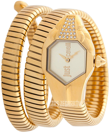 Just Cavalli Glam Chic Biały/Stal w odcieniu złota JC1L022M0025