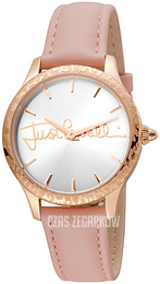 Just Cavalli Srebrny/Skóra Ø34 mm JC1L023L0045