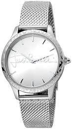Just Cavalli Logo Srebrny/Stal Ø34 mm JC1L023M0065