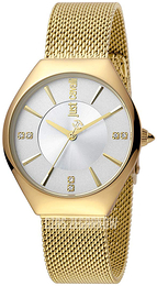 Just Cavalli Relaxed Srebrny/Stal w odcieniu złota Ø34 mm JC1L026M0085