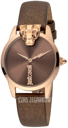 Just Cavalli Brązowy/Skóra Ø32 mm JC1L057L0235
