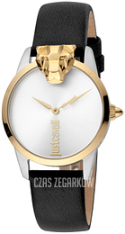 Just Cavalli Srebrny/Skóra Ø32 mm JC1L057L0245