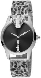 Just Cavalli Czarny/Stal Ø32 mm JC1L057M0265