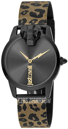 Just Cavalli Czarny/Stal w odcieniu złota Ø32 mm JC1L057M0315