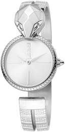 Just Cavalli Srebrny/Stal Ø30 mm JC1L058M0015