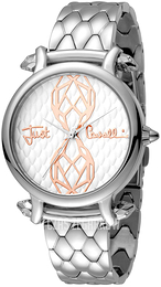 Just Cavalli Srebrny/Stal Ø34 mm JC1L061M0045