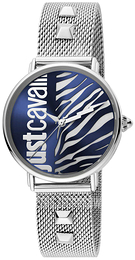 Just Cavalli Niebieski/Stal Ø32 mm JC1L077M0065