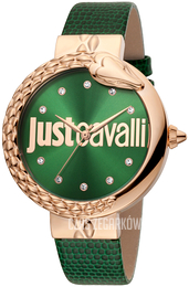 Just Cavalli Zielony/Skóra Ø40 mm JC1L096L0045