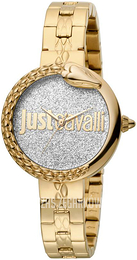 Just Cavalli Srebrny/Stal w odcieniu złota Ø32 mm JC1L097M0125