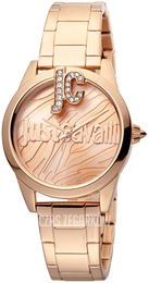 Just Cavalli Różowe złoto/Stal w kolorze różowego złota Ø32 mm JC1L099M0075